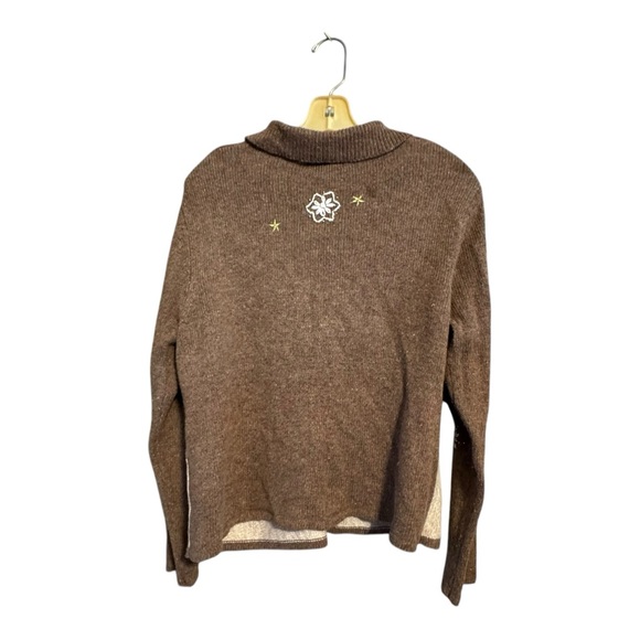 Vintage Planet & Company Cardigan Sweater with Snowman Design - Picture 4 of 5